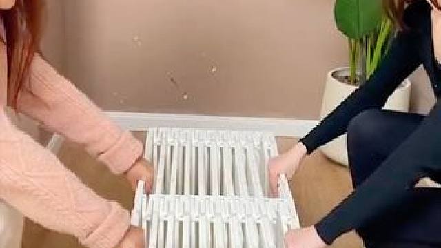 鞋子这样收纳整洁又好看，免安装蚂蚁盒子，简单又便捷#鞋柜  #鞋架  #鞋盒  #蚂蚁盒子 #免安装