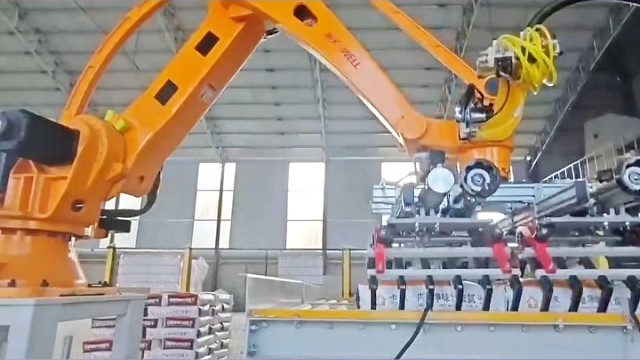 双爪砂浆码垛机器人