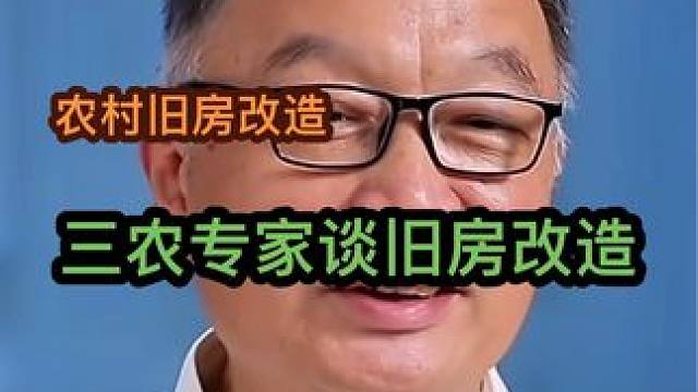 农村旧房改造 三农专家温铁军谈农村旧房改造#旧房改造 #农村自建房