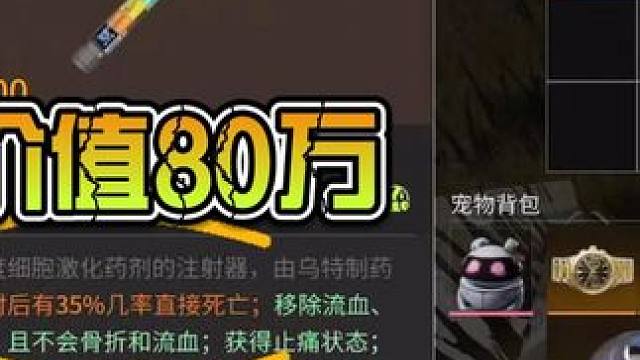 萤火突击：这里也有暗区彩虹针？价值80万，一针原地成盒！ #萤火突击  #人人都在萤火突击  #萤火