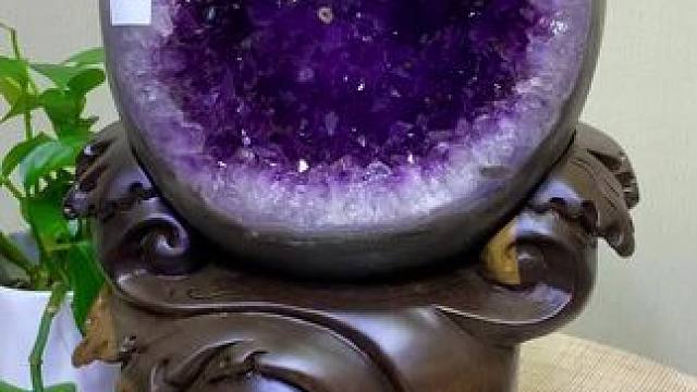 超大恐龙蛋#天然水晶 #紫晶洞 #精品摆件 #九紫离火运