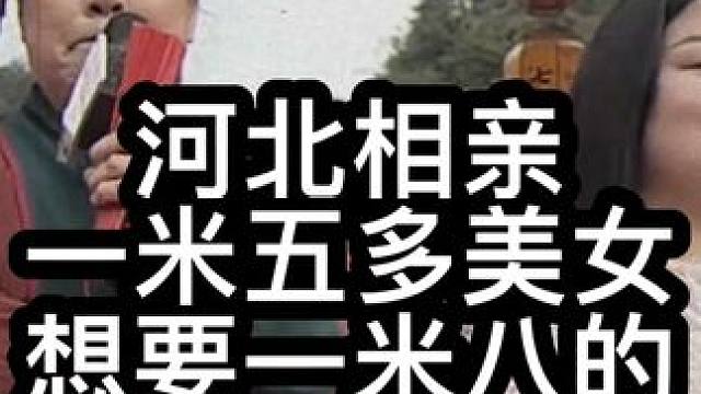 河北身高一米五多的要找一米八的男朋友#王婆说媒 #河北 #王婆相亲 #河北邯郸