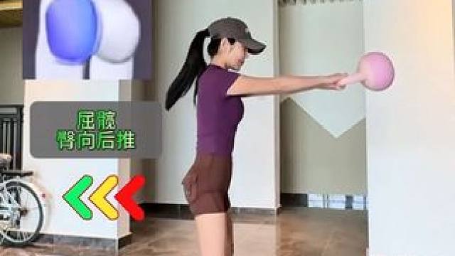 新手练臀，把壶铃几个招牌动作学会就够了 #臀 部训练 #壶铃健身 翘臀不粗腿