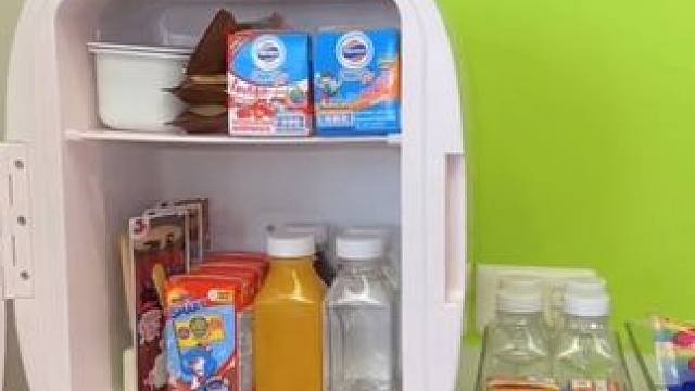 沉浸式收纳整理｜精致宝妈给孩子迷你冰箱补货vlog～✨☺️ 
#强迫症的日常 #收纳整理 #冰箱收纳