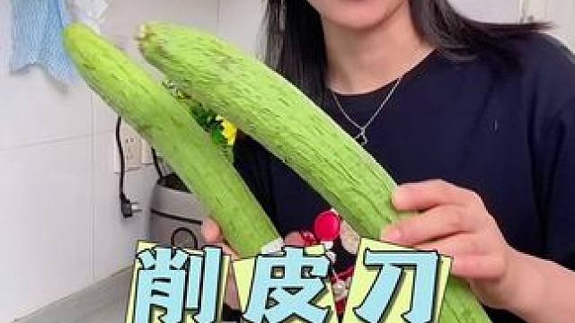 能削甘蔗的削皮刀你用过吗？双刃口的左右手都能用，太哇噻了#超便宜超划算 #削皮刀 #水果刀 #厨房好