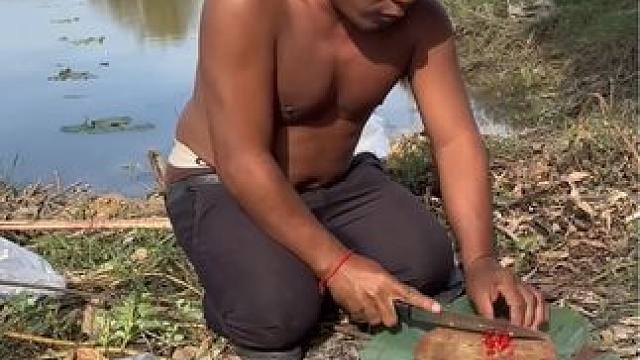 户外野炊烤鱼 #农村生活 #农村美食 #我的乡村生活 #夏天的味道