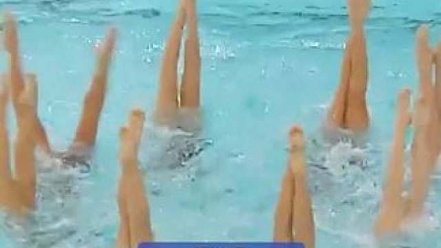 你能像花样游泳运动员一样屏息这么久吗？
#奥林匹克日# #花样游泳