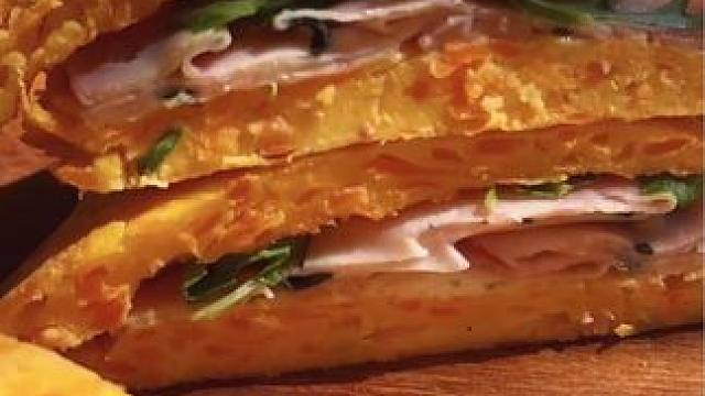 低卡粗粮美食｜玉米面胡萝卜饼#我的厨房日记 #早餐吃什么 #吃瘦不饿瘦 #生活化减脂 #动手自己做美