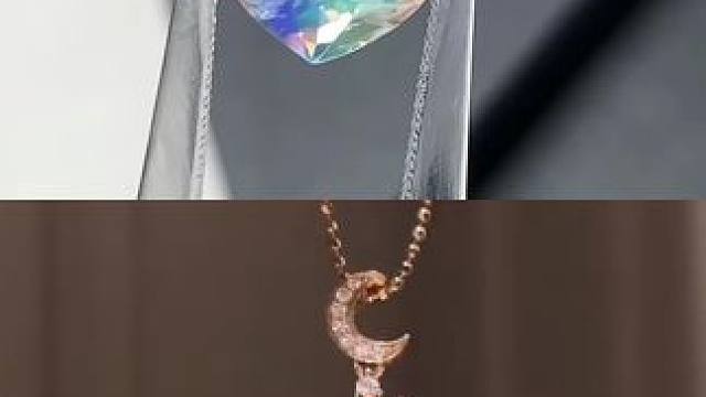 3.9ct彩虹月光石   
极其稀有的顶级品质，同时拥有蓝光跟粉光，精切爱心，仙气飘飘，蓝晕幽幽，不