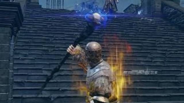 艾尔登法环黄金树幽影：卡利亚骑士脚下一滑坠崖了！！！ 艾尔登法环黄金树幽影：卡利亚骑士脚下一滑坠崖了