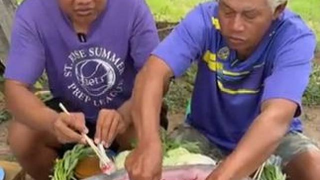 泰国老丈人 美味鱼火锅，好吃到起飞#咀嚼声 #咀嚼音解压 #美食趣胃计划 #我要上热门