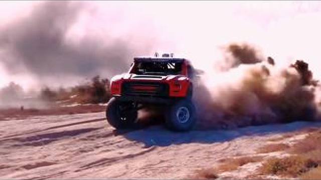 巴哈1000（奖杯卡车）如此魔幻的悬挂，橙色的配色，大家喜欢么#巴哈1000 #硬派越野 #沙漠越野