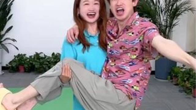 男友力挑战，哈哈厉害了 #办公室游戏 #真会玩系列 #办公室日常