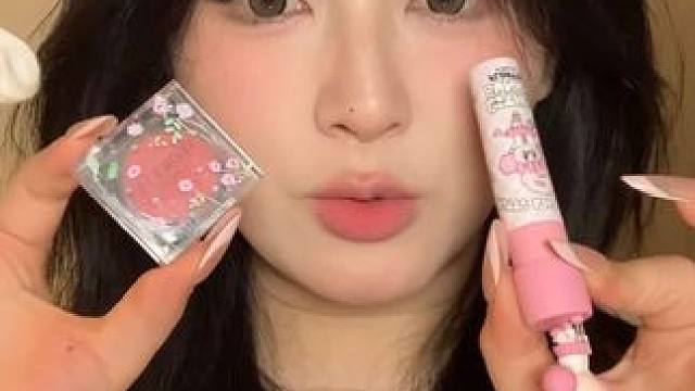 色彩组合分享之韩系女高两件套 #色彩搭配 #妆面色彩 #美妆种草 #好物分享 #韩系妆容