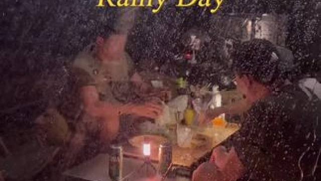 雨天露营 #露营报告