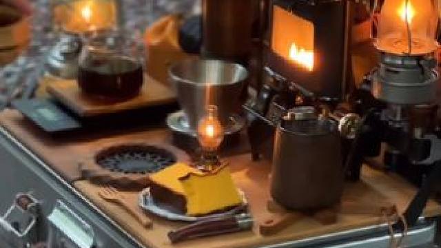 铝合金咖啡厅 #露营报告 #露营咖啡报告