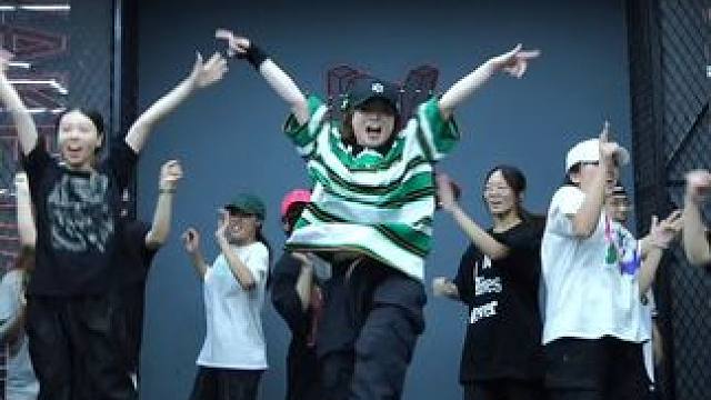 一节开心的hip-hop课~#wise编舞 #bubblegum #newjeans #hiphop