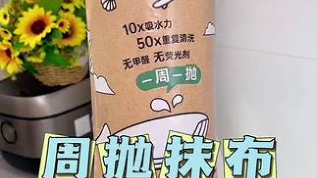 这个周抛抹布又大又厚实太好用了#不沾油厨房抹布 #抹布 #洗碗布 #懒人抹布 #厨房好物