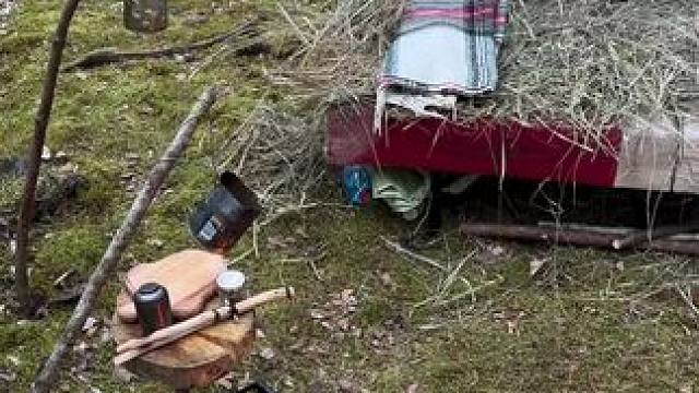 还能更简陋吗#露营报告