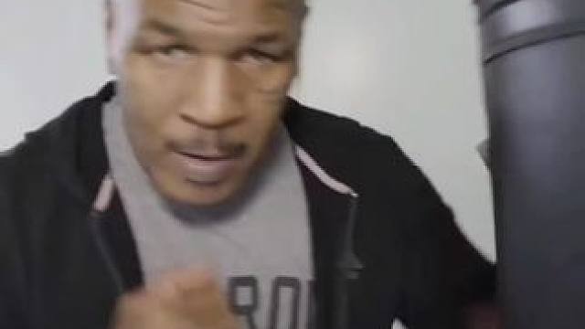 社会我森哥，人狠话不多#拳击 #拳王 #日常训练 #泰森