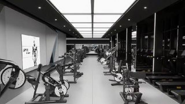 这个800平健身俱乐部效果太美了! #健身房 #健身房装修 #健身房设计 #健身空间设计 #健身工作