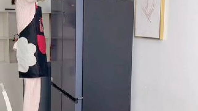 冰箱顶上容易积灰，用这个防尘罩，两边还可以放小东西，美观又实用#冰箱防尘罩  #防尘罩