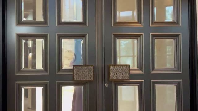 见过中空玻璃铜门吗#系统门 #苏州 #别墅门 #偏轴门 #TINNO帝诺系统入户门