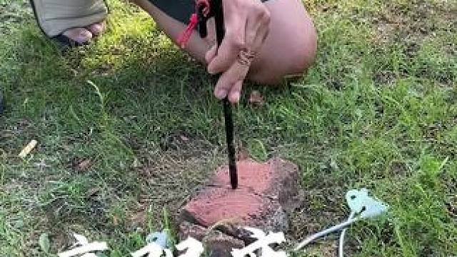 高碳钢地钉，帐篷天幕自带的地钉不好用，固定不牢，你就试试这一款#高性能实用工具 #户外露营 #地钉