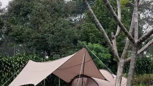 雨天露营 #露营报告