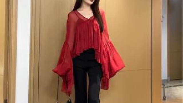 黑红真的绝配#这么穿显瘦20斤 #今天穿什么 #穿搭 #穿出高级感