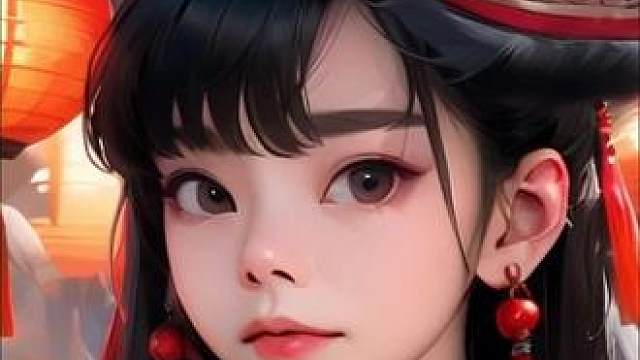 #用新年写真开启年味儿 #秀出你的民族范儿 #舞龙中国红 这头饰也太美了吧