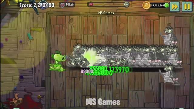 11. 挑战 - 50 植物最高级别增强的豌豆藤 对抗