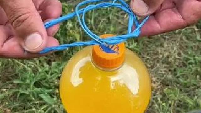 如果装饮料的塑料袋破了 #露营报告 #露营技巧报告