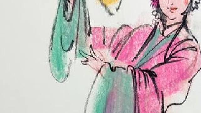 为什么一笔不断线… 女子柔情似水…
#零基础学画画 #美术生 #一起学画画 #画画