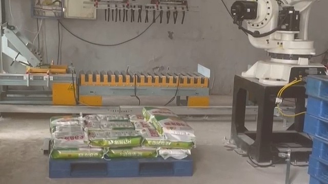 双抓码垛机器人，本森关节码垛机械手，20斤的小麦机器人码垛机，全自动码垛机，性价比高的码垛机##工业