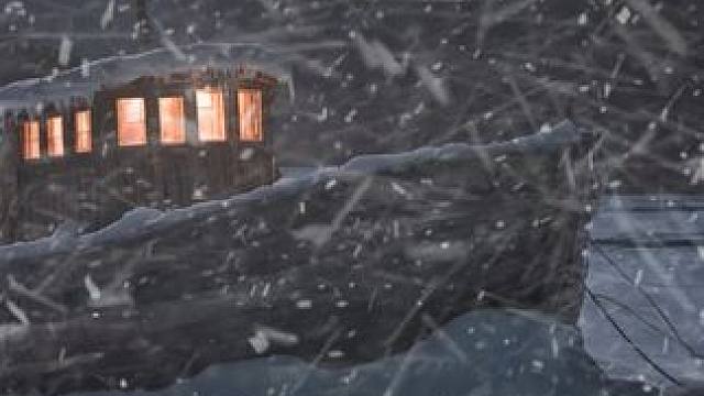 在冰川上的小渔船里，伴着呼啸而来的风雪，放松入睡 #白噪音 #助眠声音 #睡眠音乐 #助眠视频 #深