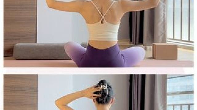 每天三步：消除狗熊背，改善“僵尸背”！ √开肩美背√缓解背痛√消除驼背#瑜伽 #开肩美背