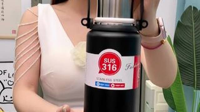 反季节买保温壶 #超便宜超划算  1000ML大容量可以长效保温，316不锈钢内胆用着放心#保温杯 