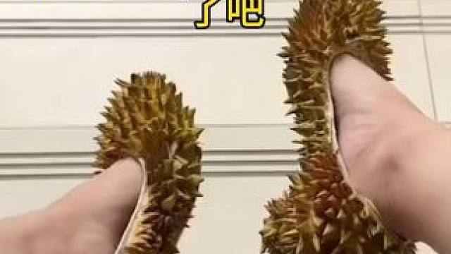 自己做了一双榴莲高跟鞋，这下就有老板找我做小程序了吧#微信小程序 #河南焦作武陟小程序制作公司 #小