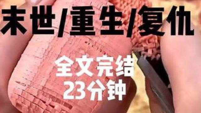 全文23分钟已完结 #末世 #末世小说 #一更到底全文