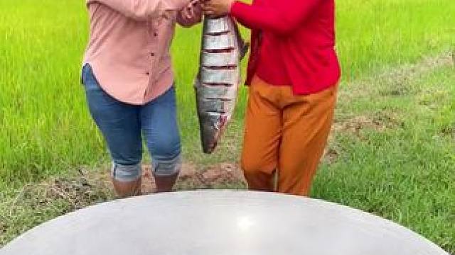 东南亚乡村美食 #原始美味 #农村美食