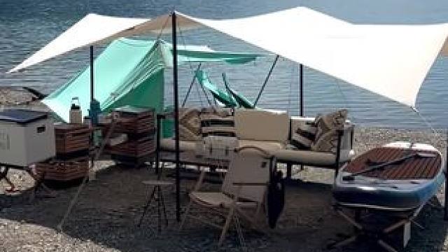 家搬到湖边 #露营报告