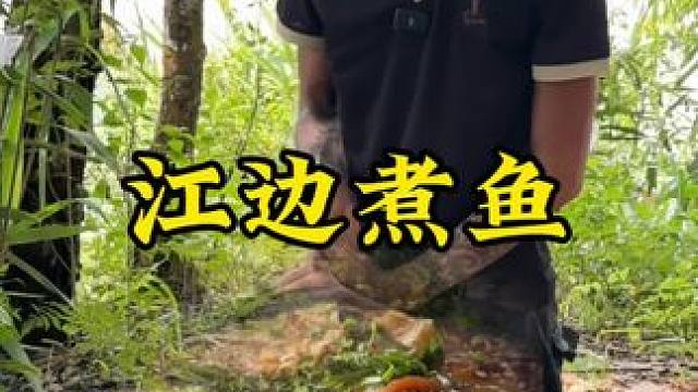 江边煮鱼#新农人计划2024 #农村生活 #回村后的我
