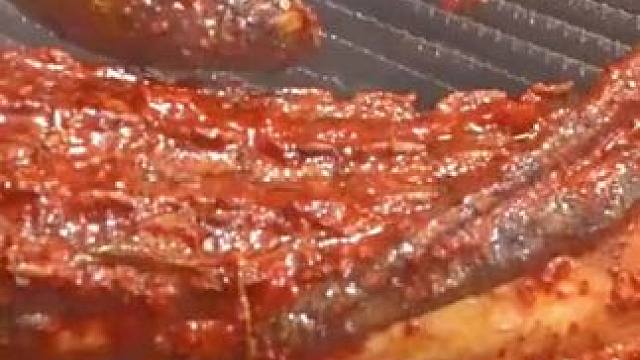 碳烤鳄鱼尾巴 #原始美味 #我的乡村生活 #农村美食 #农村生活