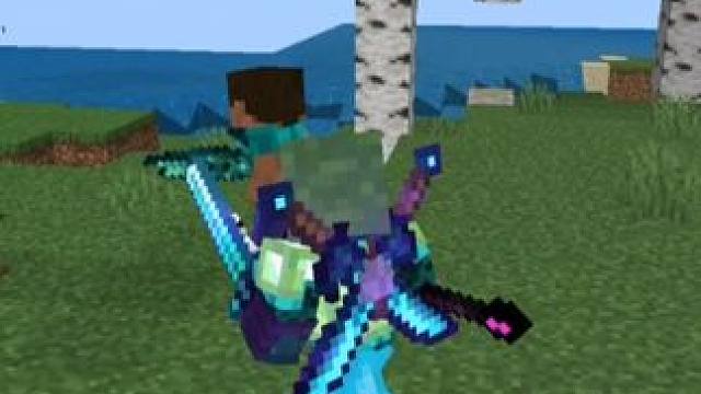 烦人的村民求生29:更新后影镰斧的强度很强！ #我的世界 #烦人的村民系列