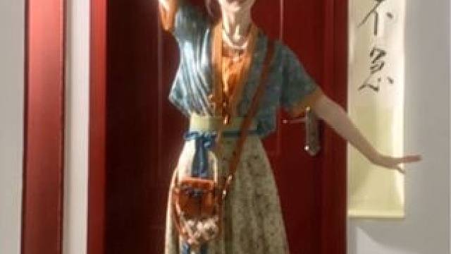 晚上好！ #古典舞 #国风古韵 #桃花笑