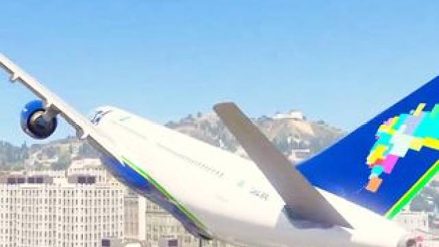 模拟器：被劫持的飞机，结局会是什么样？#飞机