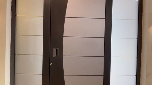 #系统门 #苏州 #别墅门 #中宝天一铜门 #TINNO帝诺系统入户门