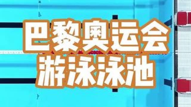 巴黎奥运会游泳泳池太棒啦！这泳池你喜欢吗 #游泳训练 #游泳教学  #游泳  #巴黎奥运会 #游泳不
