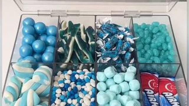 沉浸式收纳整理｜精致女人沉浸式蓝色糖果补货vlog～✨☺️ 
#收纳整理 #沉浸式补货 #糖果补货 